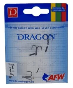 Dragon Nylon Stingers 3pcs -Spro Winkel Dragon Nylon Stingers 3 stuks 6cm 51 008 0806 2