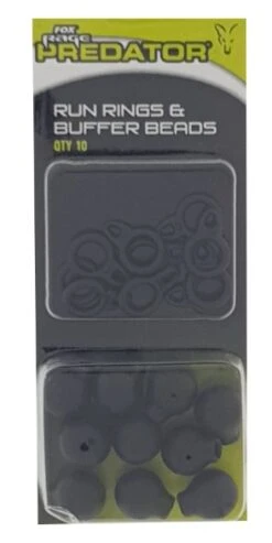 Fox Rage Run Rings Buffer Beads 10pcs