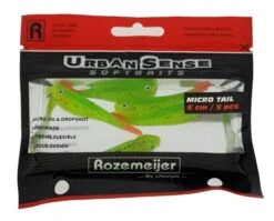 Rozemeijer Urban Sense Micro Tail 6cm 5pcs -Spro Winkel Rozemeijer Urban Sense Micro Tail Fire Tiger 66730 Main