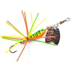 Spro Larva Mayfly Spinner Single Hook 5cm 4gr -Spro Winkel Spro Larva Mayfly Firetiger Single Hook 4351 101