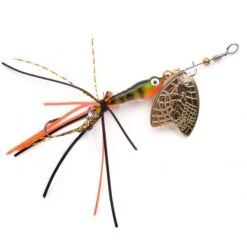 Spro Larva Mayfly Spinner Single Hook 5cm 4gr -Spro Winkel Spro Larva Mayfly Perch Single Hook 4351 105