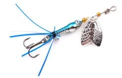 Spro Larva Mayfly Spinner 5cm 4gr 10 Spro Larva Mayfly Spinner 5cm 4gr -Spro Winkel Spro Larva Mayfly Spinner Chrome Blue 4351 005